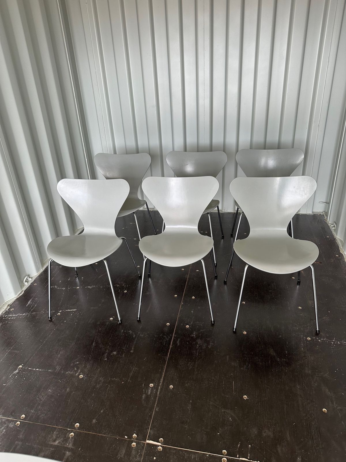 Bruno Mathsson Piet Hein  Super Elliptical Dining Table For Fritz Hansen  And Set Of Six Series Seven Chairs Model 3107 By Arne Jacobsen For Fritz Hansen photo Furniture