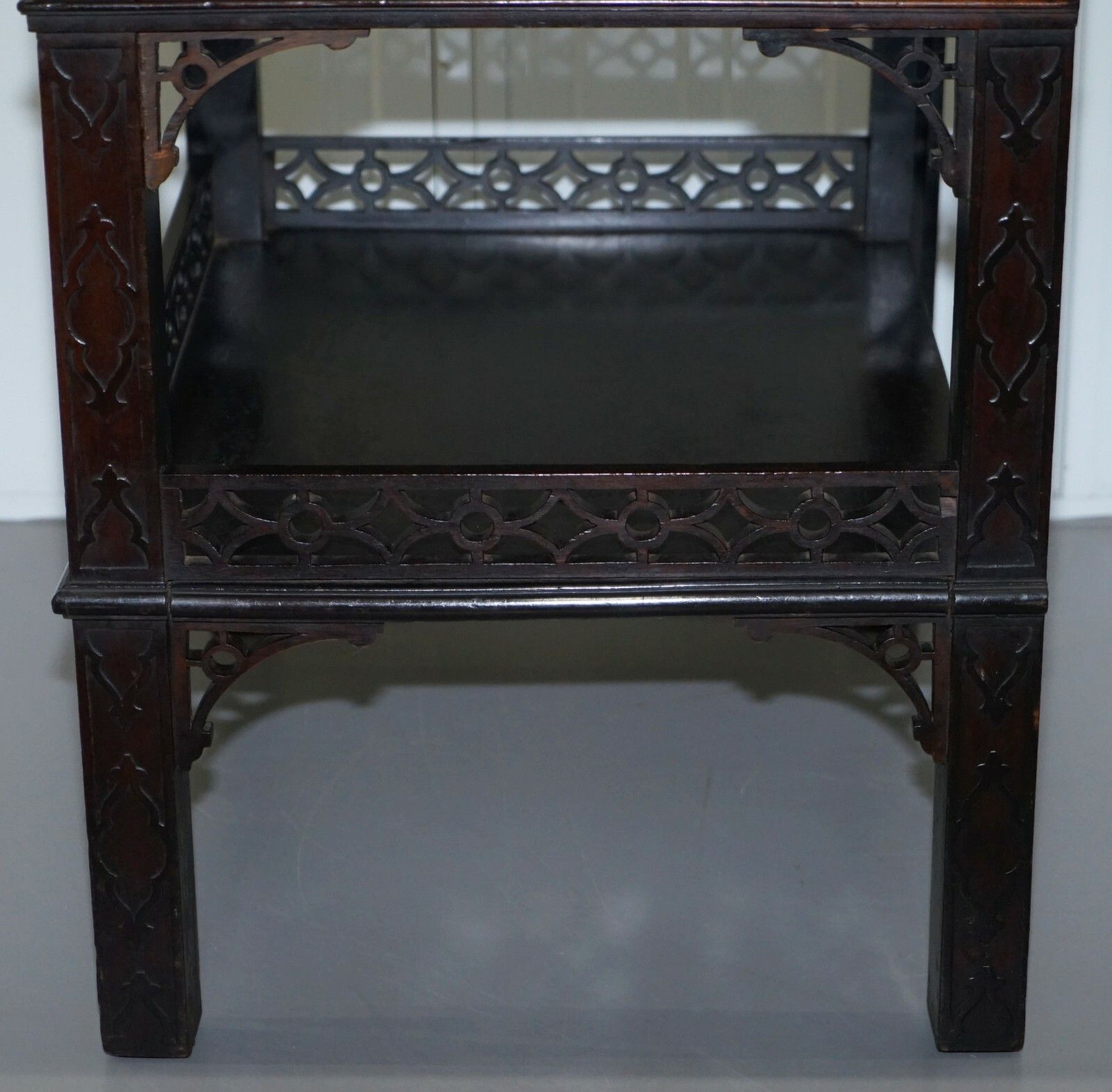 photo for sale 19th Century Thomas Chippendale Fret Work Carved And Pierced Occasional Table