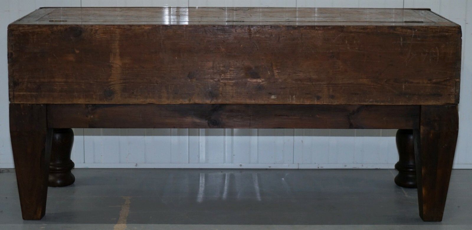 Furniture Very Rare Circa 1720 Trunk Chest Coffer On Stand Sideboard Carved Cherub Figures photo