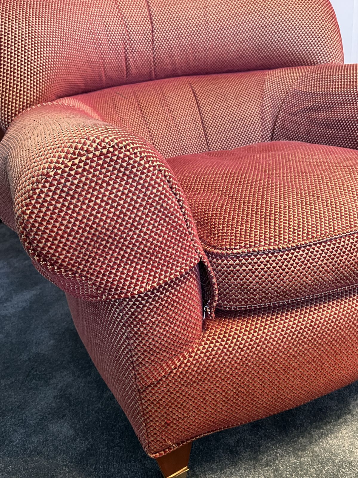 Pair Of Delightful Bucket Armchairs photo for sale