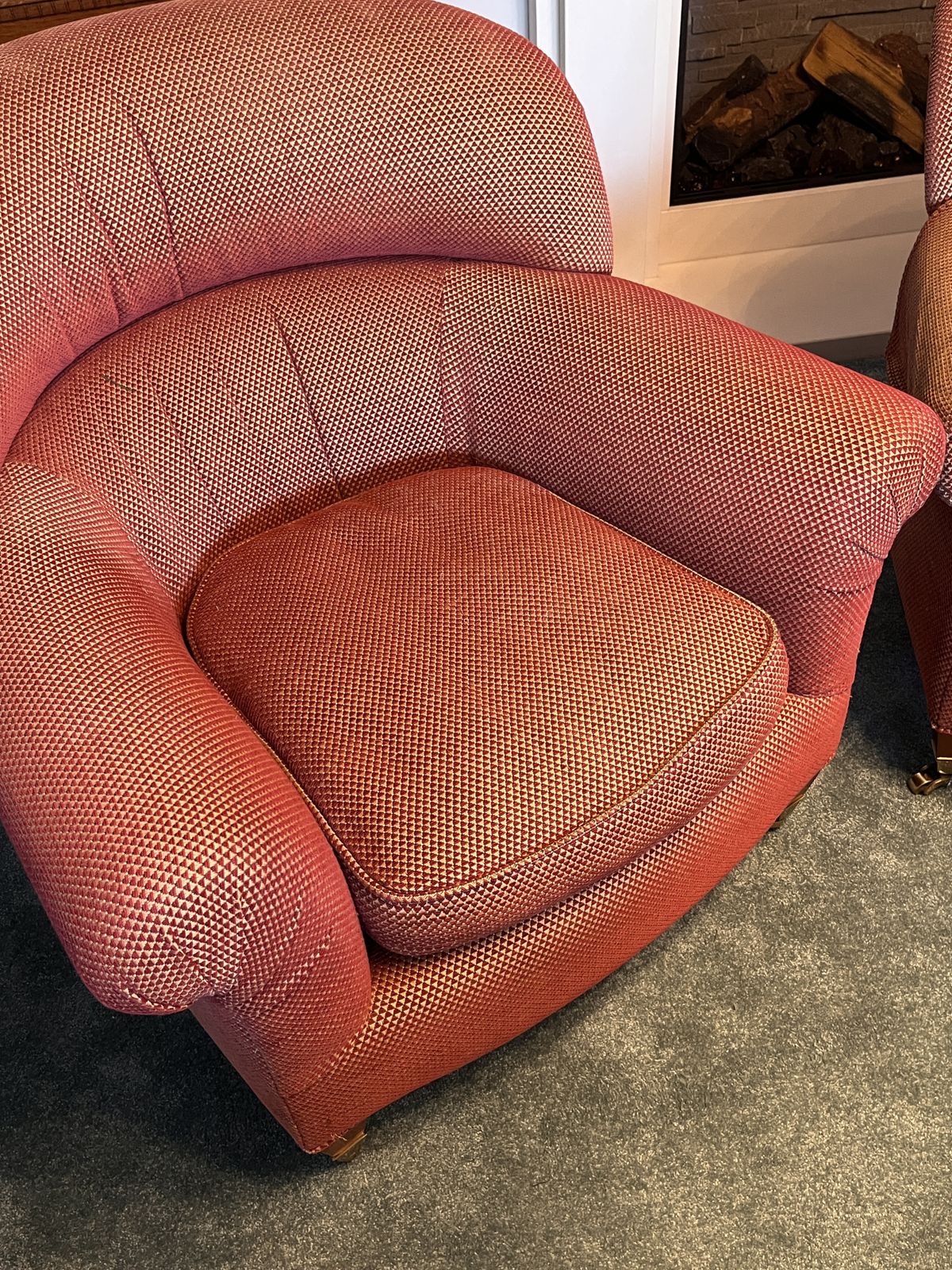Pair Of Delightful Bucket Armchairs photo buy