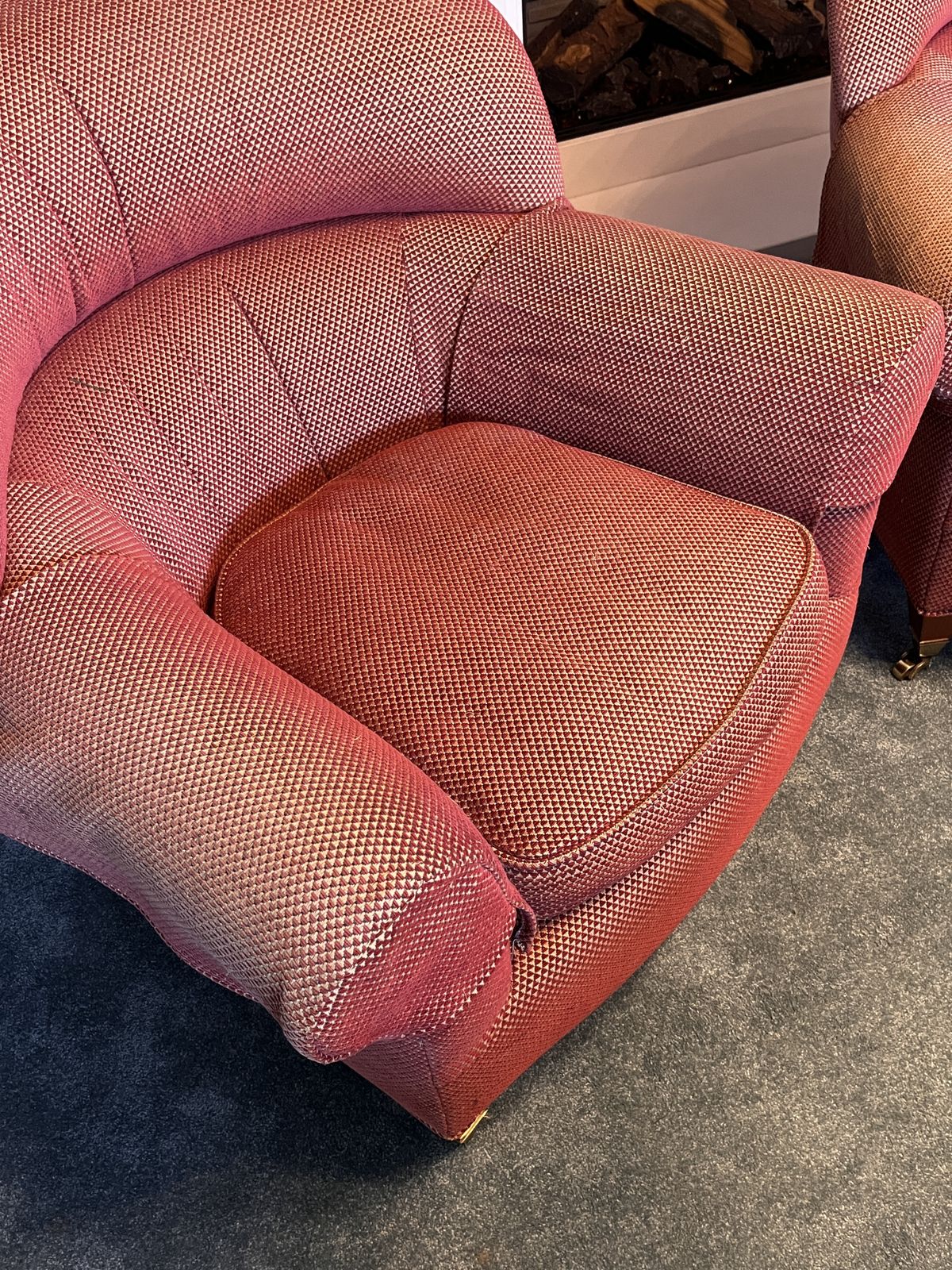 Furniture Pair Of Delightful Bucket Armchairs photo