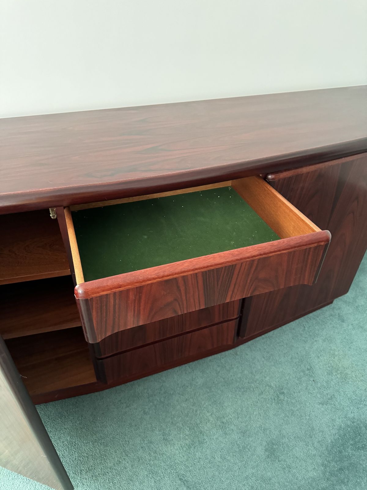 Skovby Danish Mid Century Rosewood Sideboard Credenza photo vintage