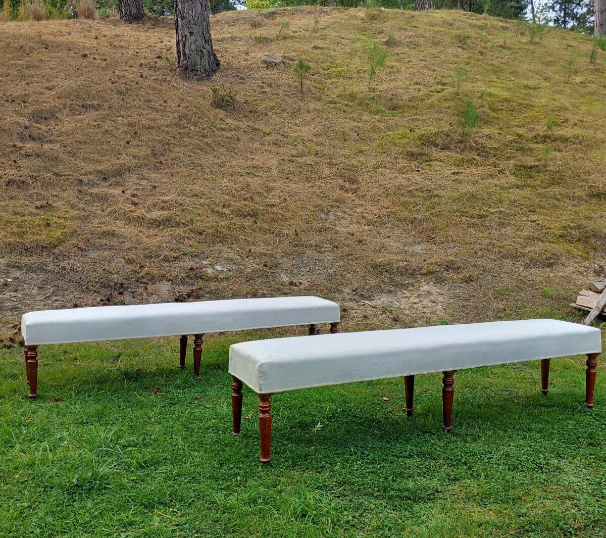 Pair Of Louis XVI Style Benches photo buy