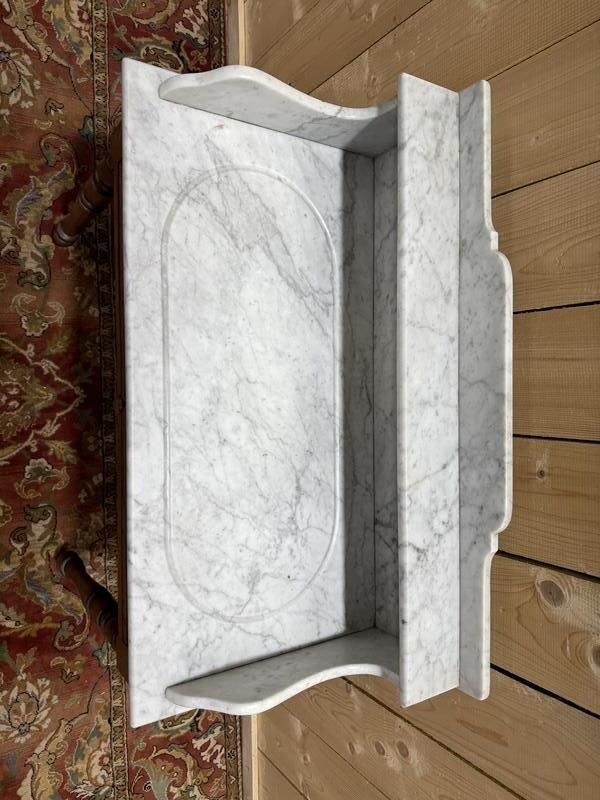 Table De Toilette   Coiffeuse Louis Philippe Marbre De Carrare photo Furniture