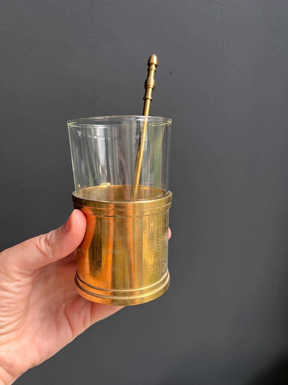 Vintage Copper Mugs Set Of 4, Gallo Schott Glass Inserts & Spoons, Châteaucore Barware, Medieval Modern Kitchen, Folk Art Aesthetic photo buy