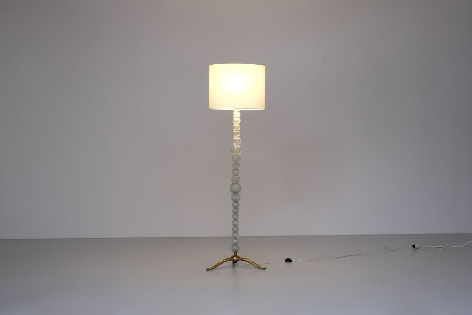 Floor Light In Murano And Bronze Attributed Attributed To Seguso Vetri, Italy. photo Lighting