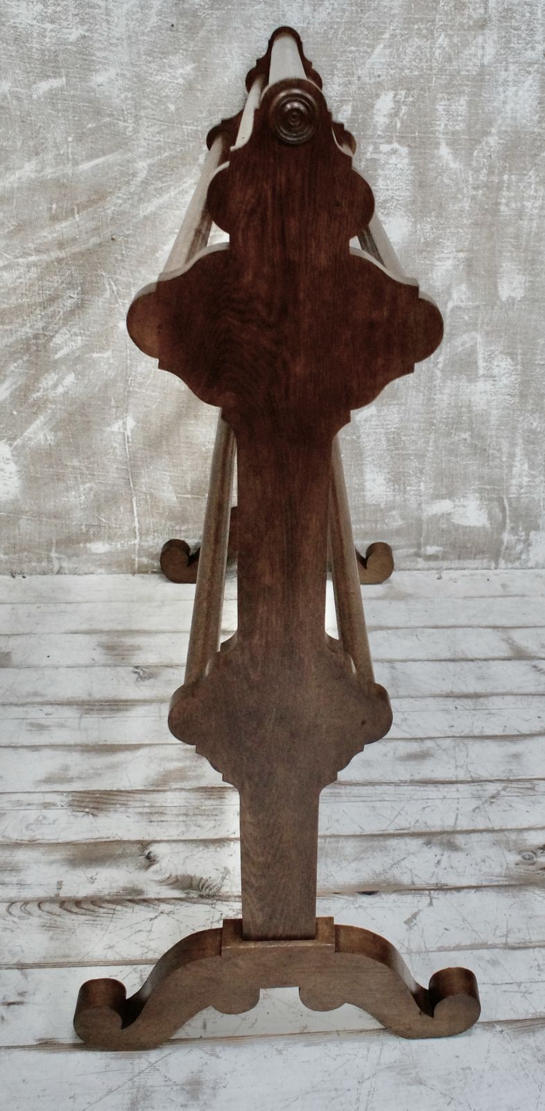 Large Victorian Mahogany Towel Rail photo for sale