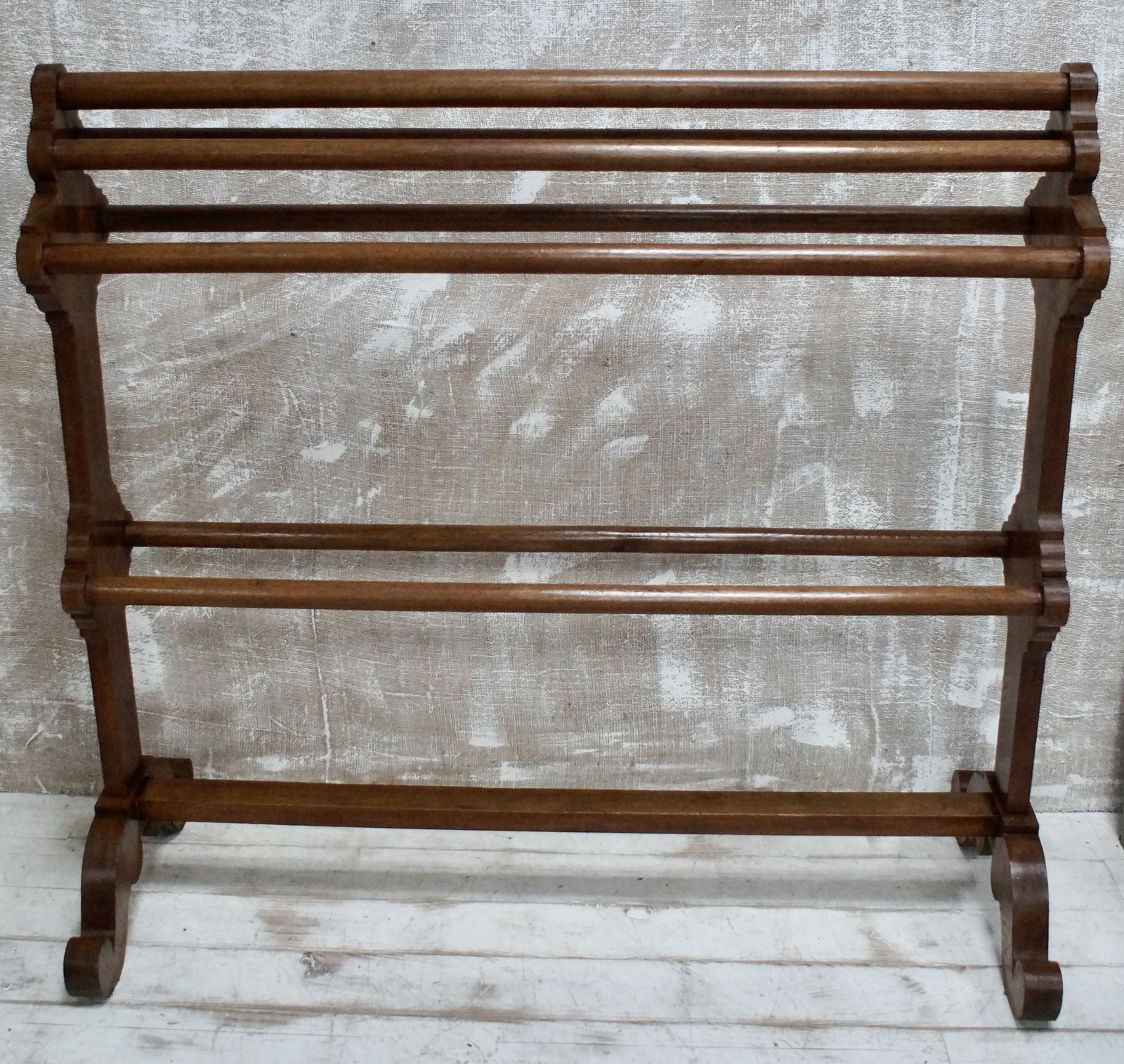 Large Victorian Mahogany Towel Rail photo 750.0