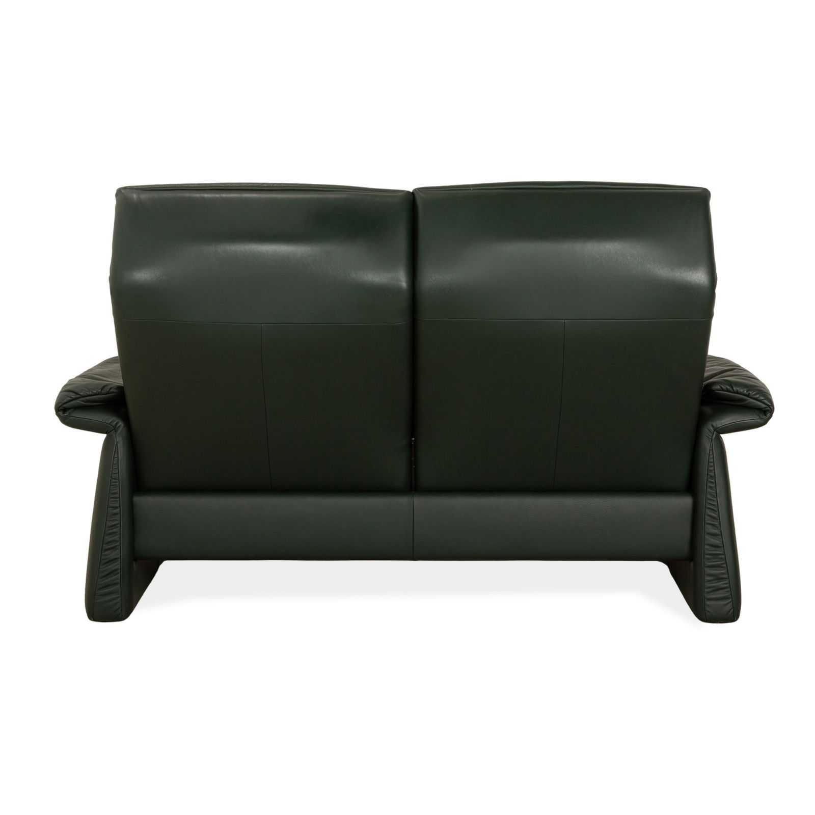 Mobilier Canapé 2 places Erpo Lugano en cuir vert, fonction manuelle photo