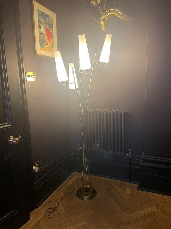 Rare Floor Lamp By Maison Lunel, France photo vintage