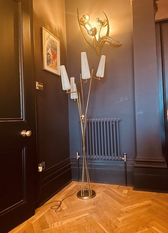 photo furniture Rare Floor Lamp By Maison Lunel, France