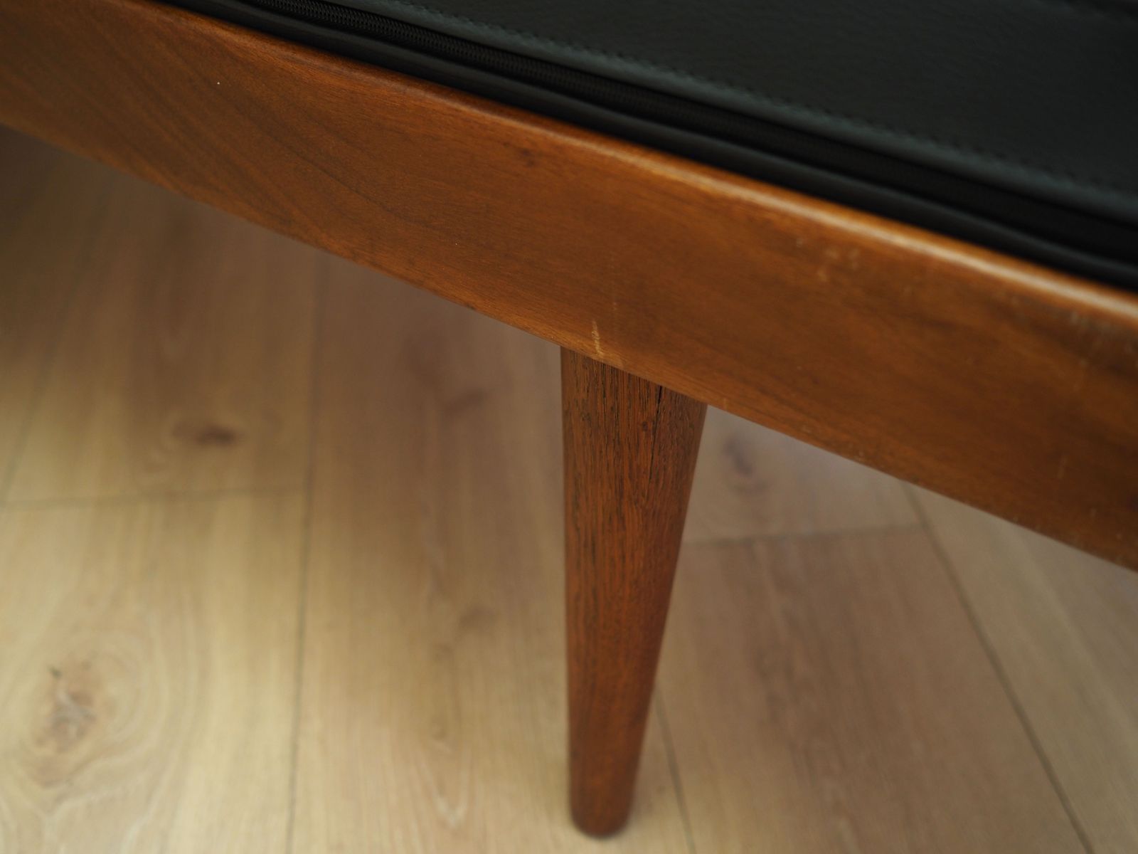 Teakhouten Daybed, Deens Design, Jaren 1970, Productie: Denemarken photo vintage