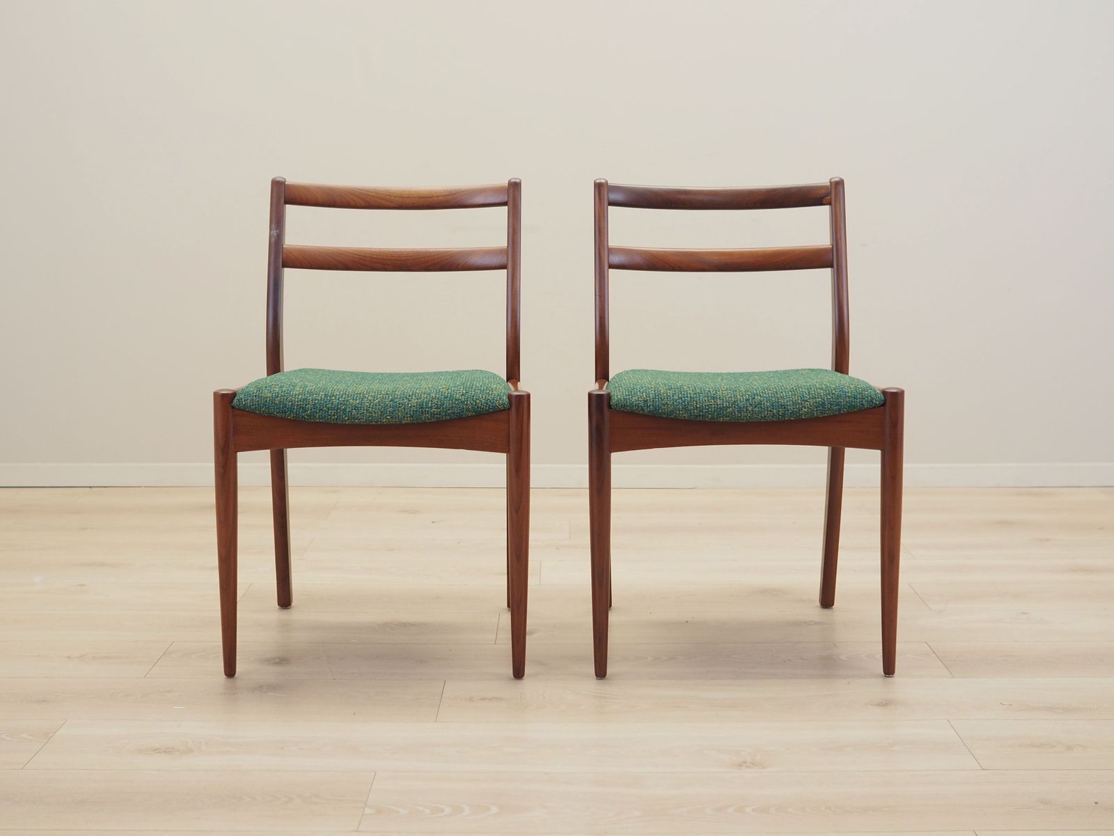 Set Of Two Teak Chairs, Danish Design, 1970s, Production: Denmark photo for sale