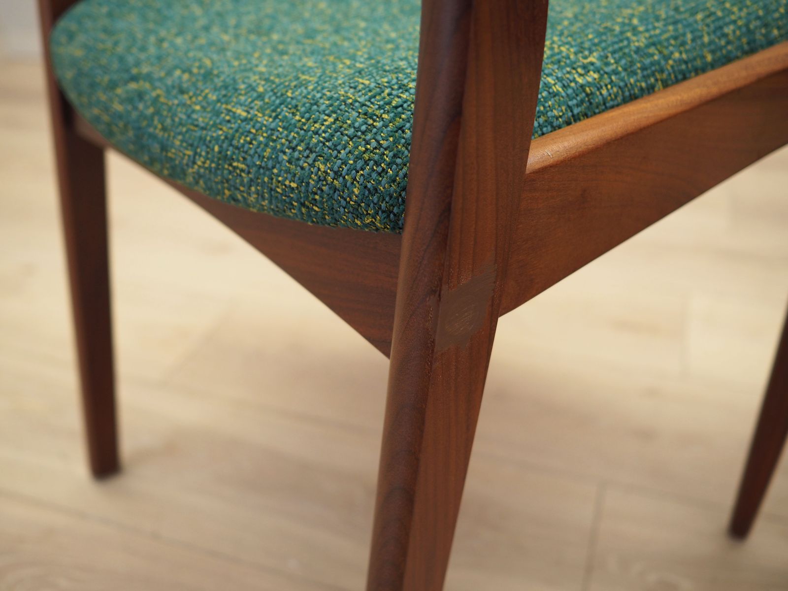 Set Of Two Teak Chairs, Danish Design, 1970s, Production: Denmark photo vintage