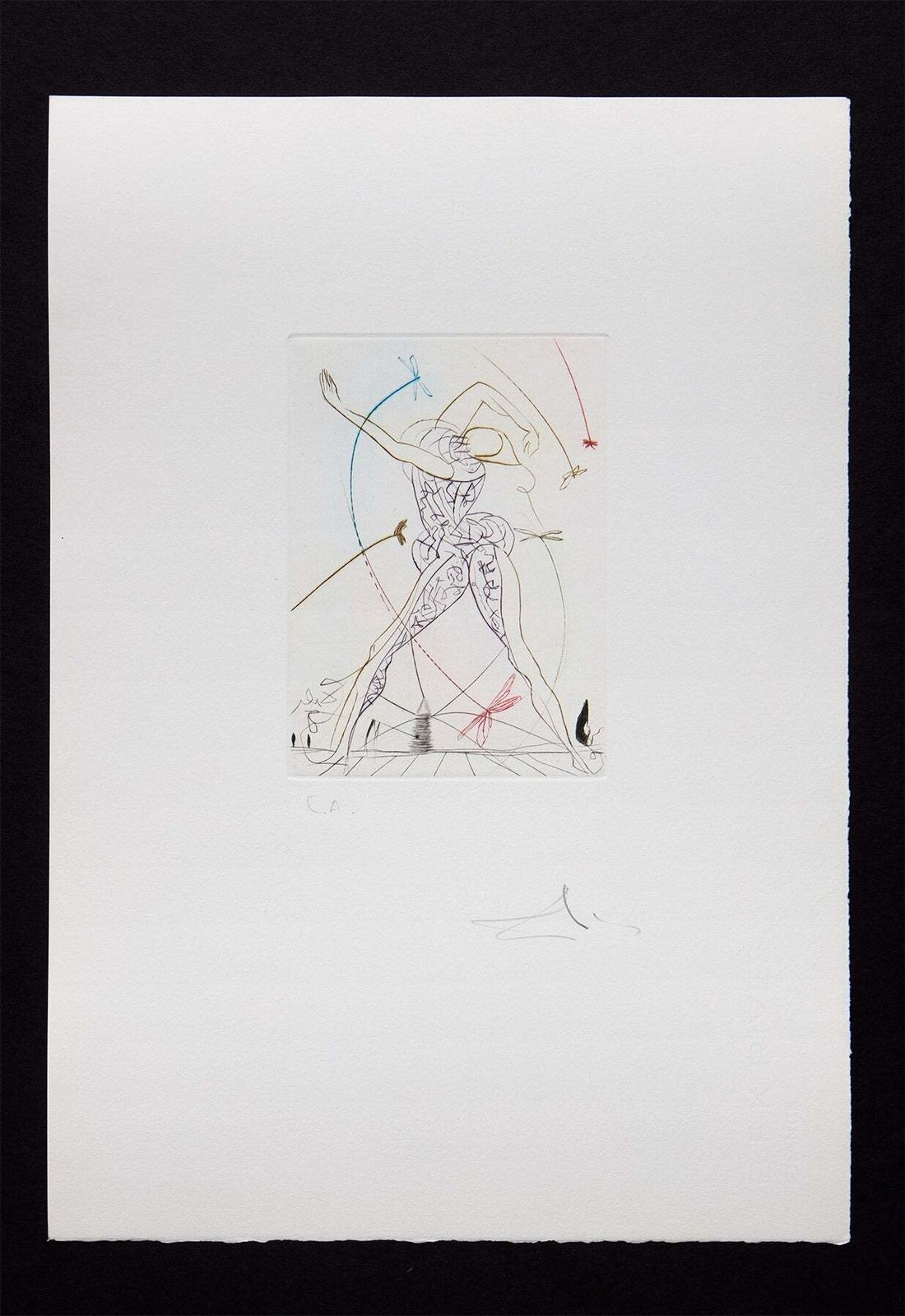 Salvador Dali   All's Well That End's Well    Hand Signed Etching (1971) photo for sale