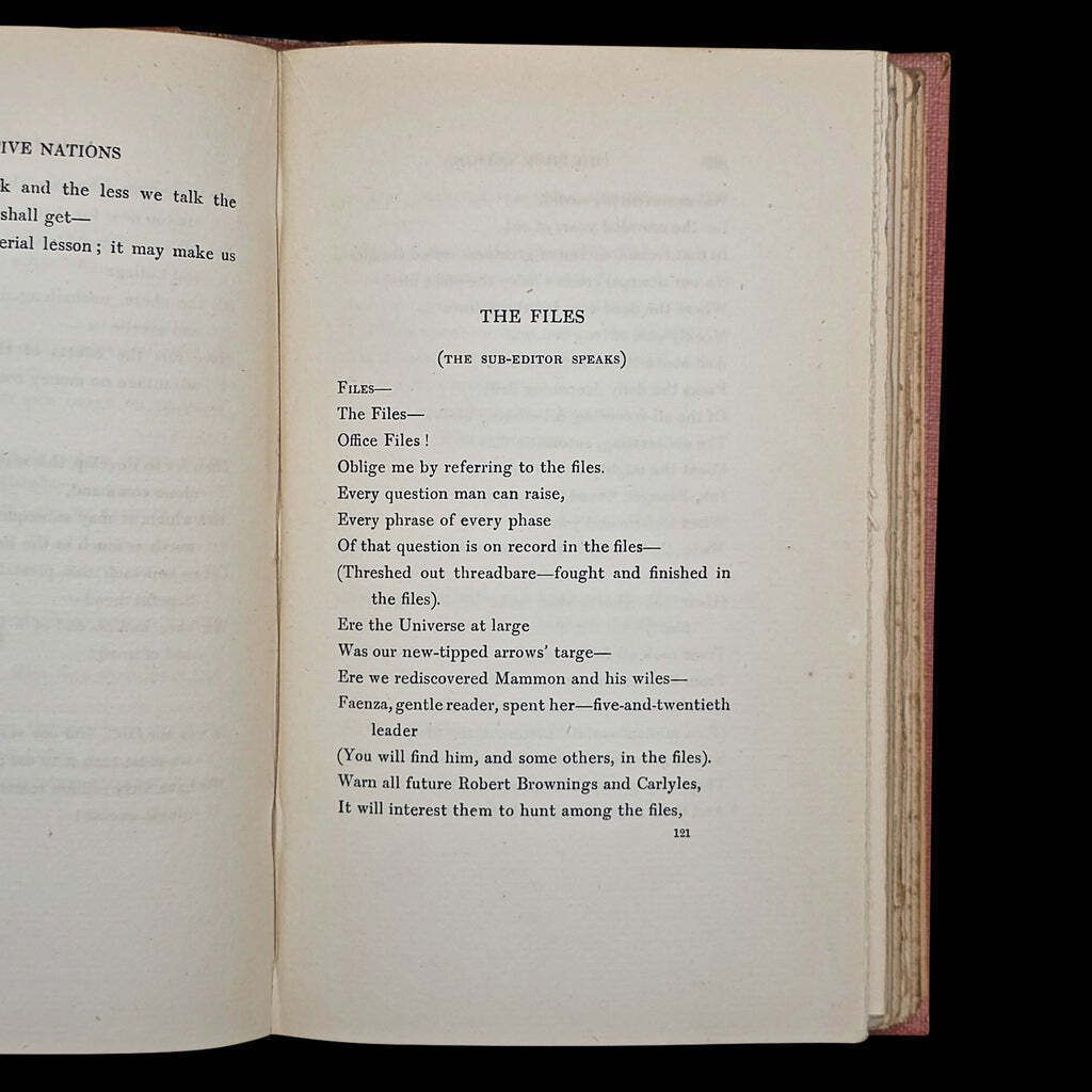 Antique Poetry Book, The Five Nations, Rudyard Kipling, Poems, Literary Classic photo vintage