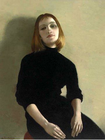 photo for sale Julia Heseltine, Magnificent Huge Statement Original Oil Painting, Exhibited At The Royal Academy, The Bride And The Mourners 1980.