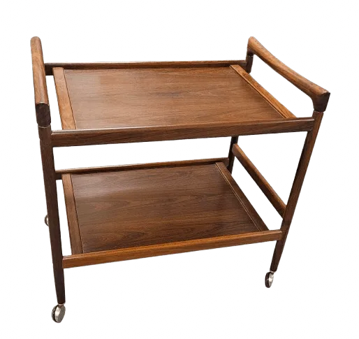 Dyrlund Rosewood Cocktail Trolley Bar Cart photo 1450.0