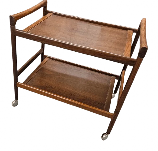 Dyrlund Rosewood Cocktail Trolley Bar Cart photo buy