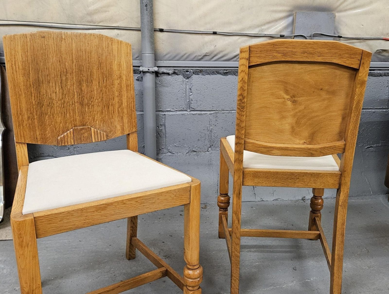 A Pair Of Art Deco Chairs, 1930s photo vintage