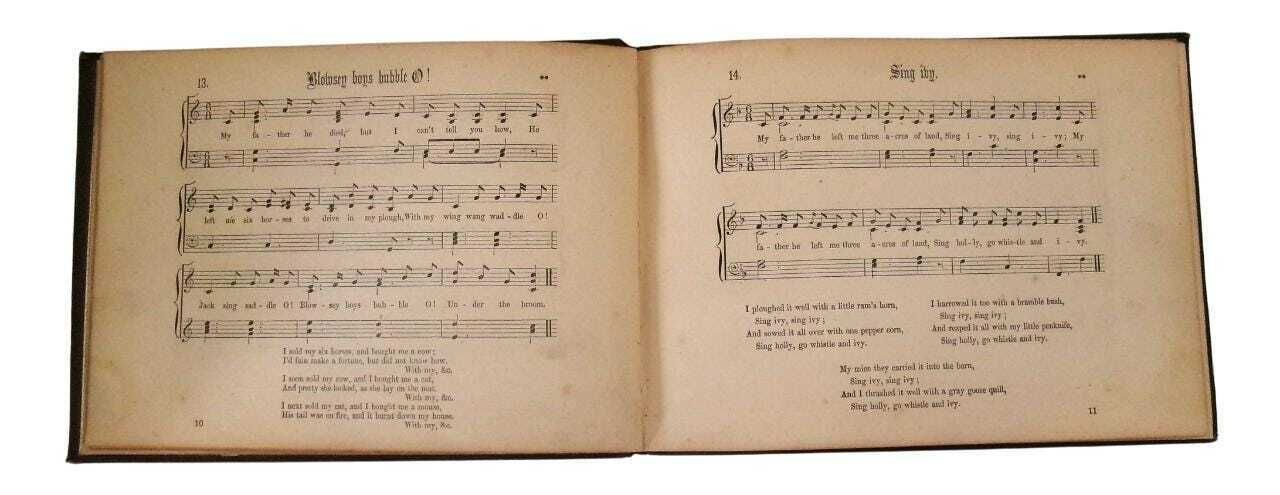 Rare C1867 Rhymes Jingles And Songs By J. S Laurie & Thomas Murby, Victorian Nurseries Infant Schools, Antique Laurie's Song Book, Third Edt photo vinterior