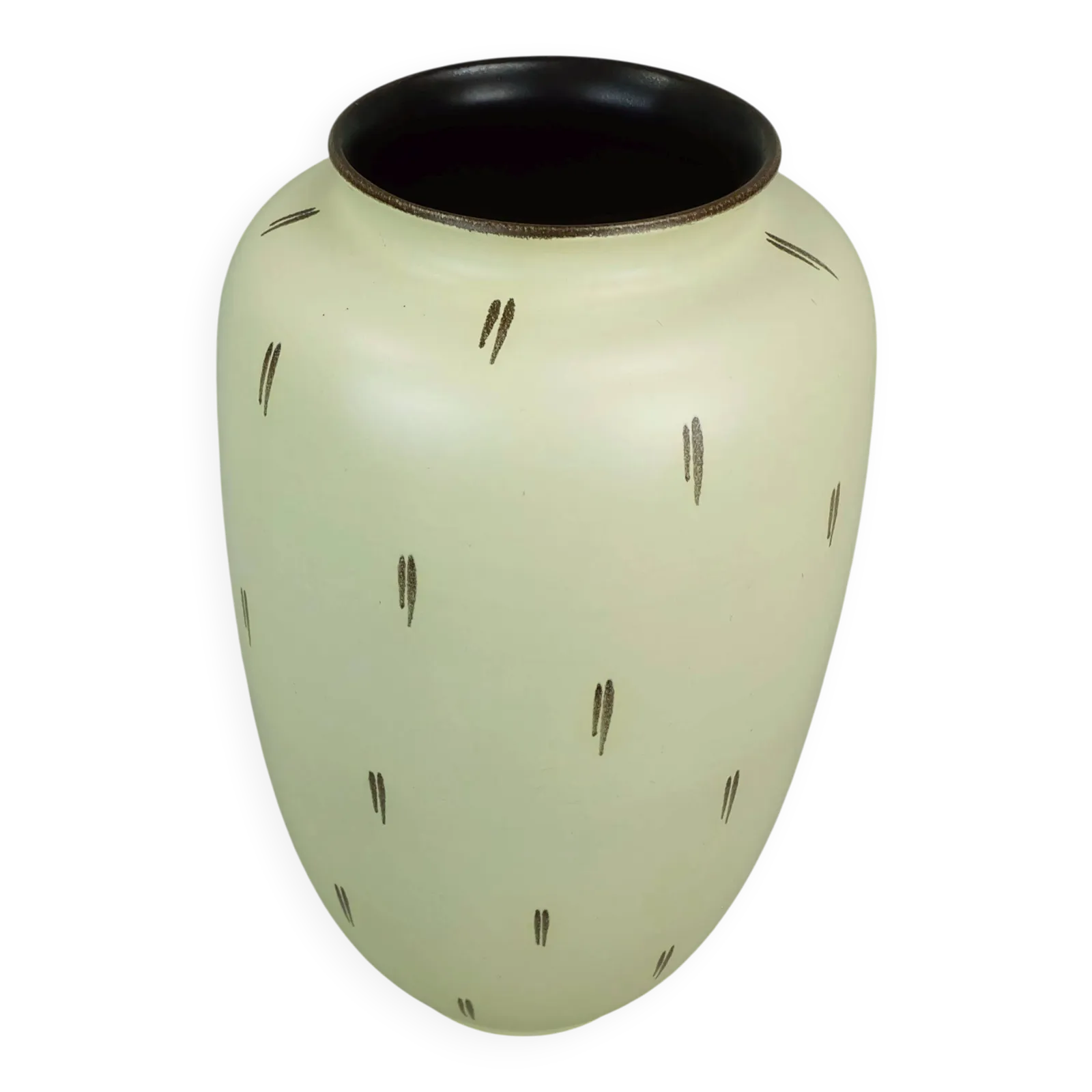photo for sale Large Mid Century Ceramic Floor Vase 1950s Fritz Van Daalen, Model 81/10a