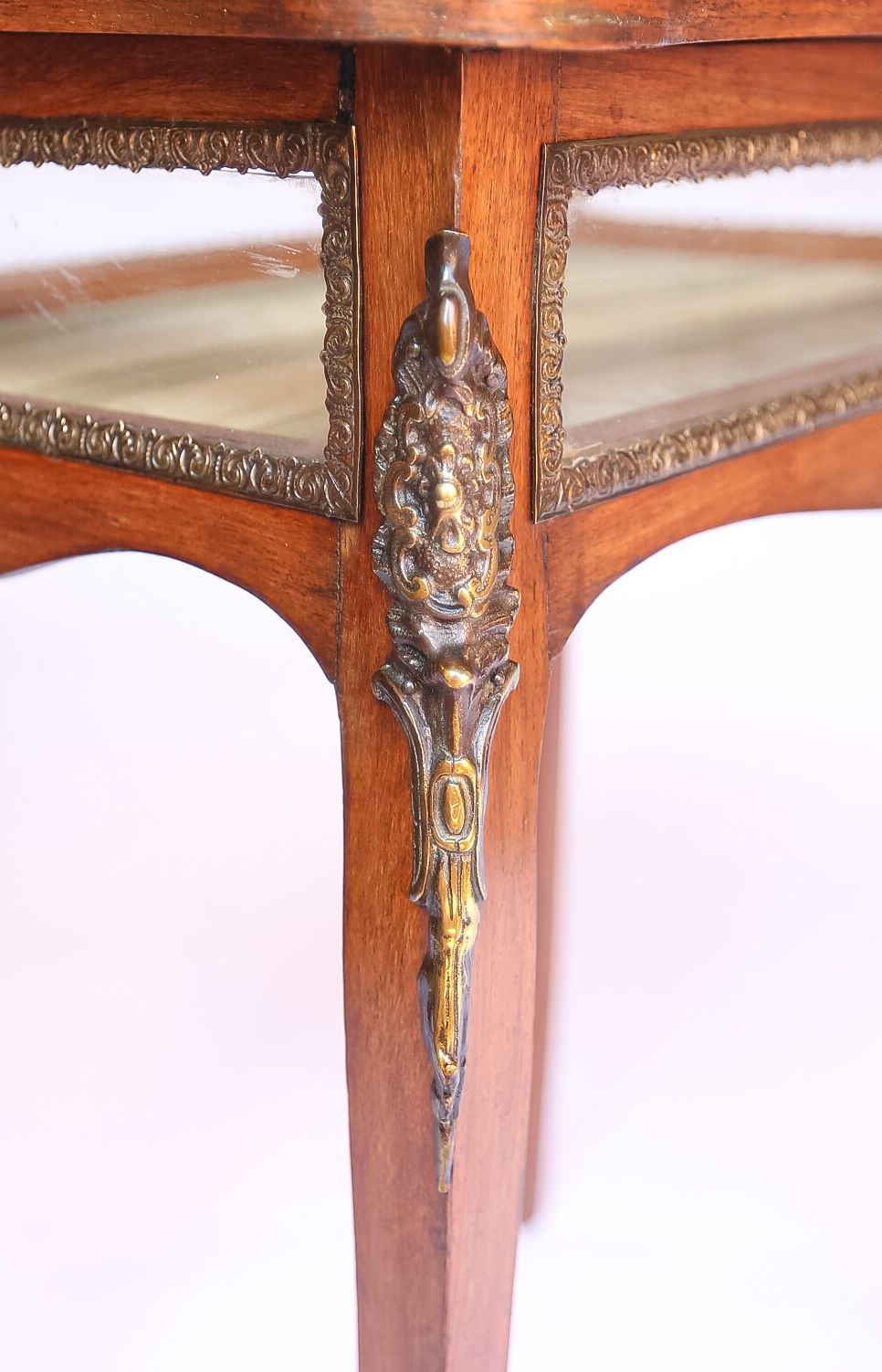 Walnut  & Inlaid Marquetry Bijouterie Cabinet photo Furniture