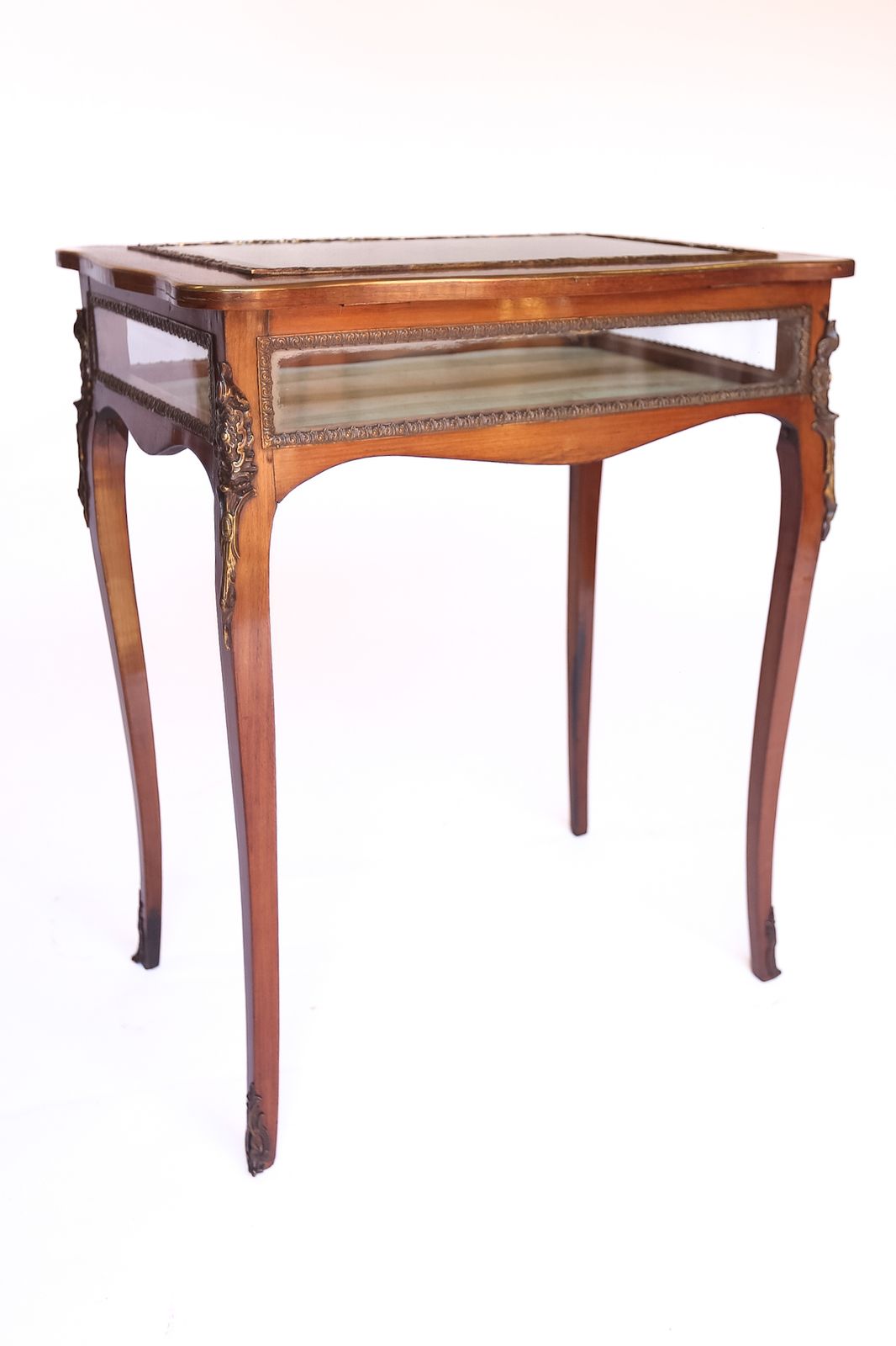 Walnut  & Inlaid Marquetry Bijouterie Cabinet photo vinterior