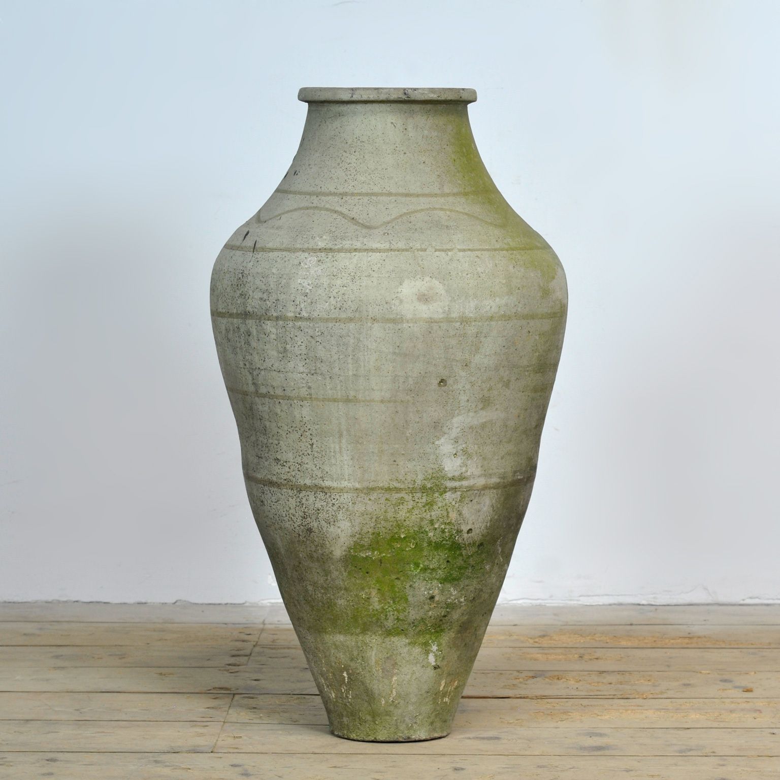 Large Turkish Stone Olive Oil Jar photo Garden Decor