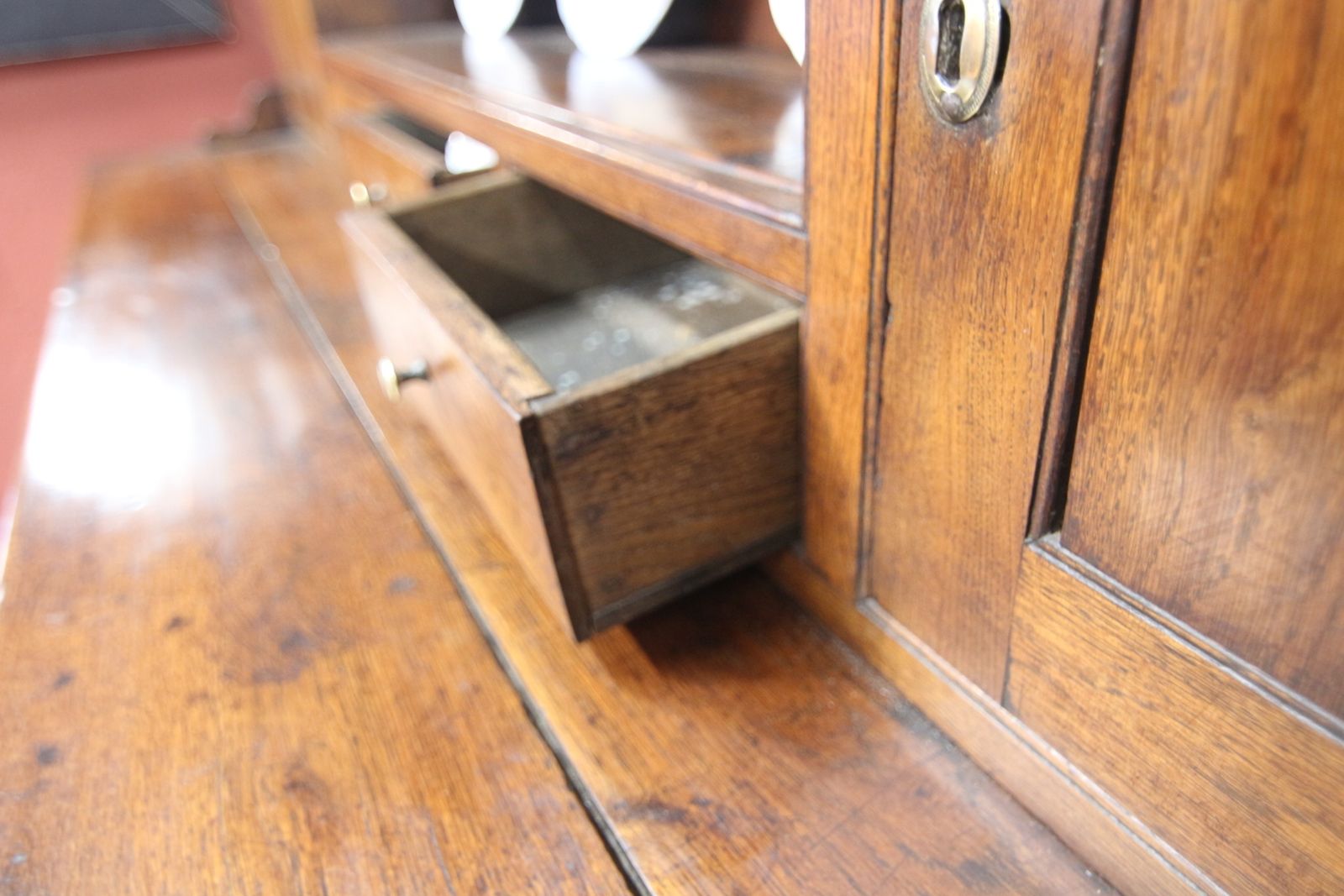 Fine 18th Century Snowdonia Welsh Oak Dresser& Plates photo vinterior