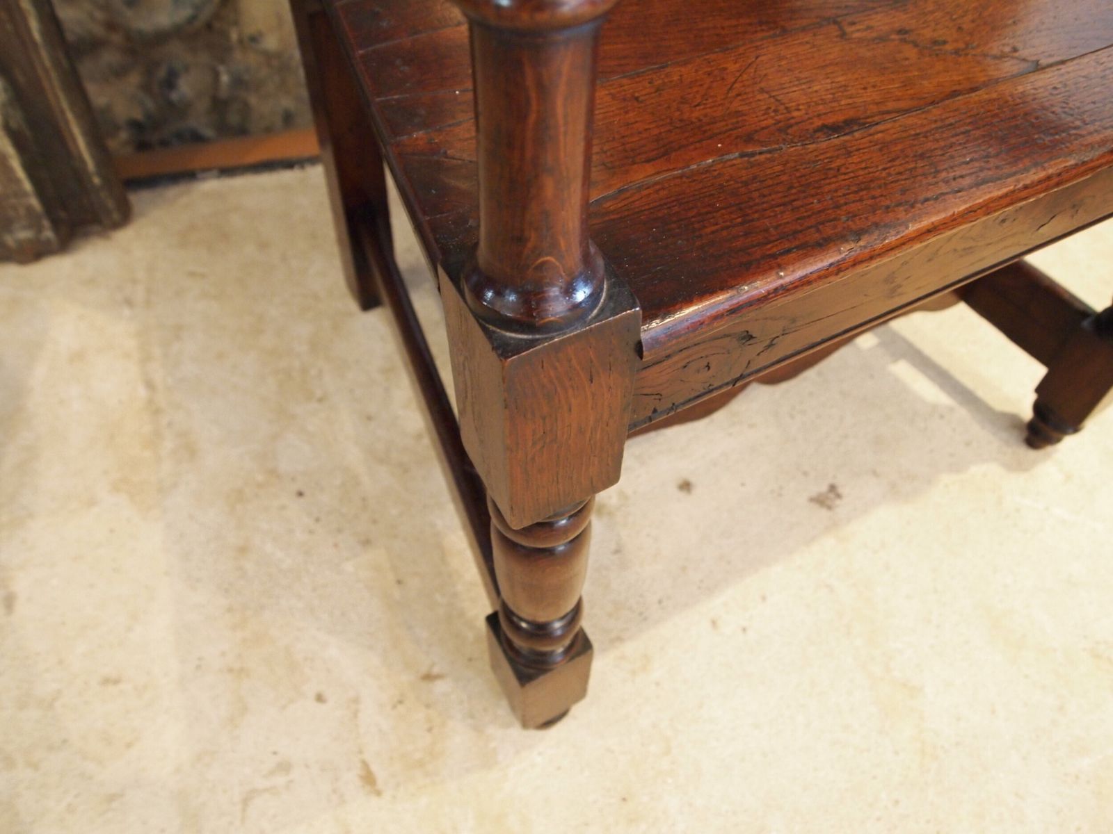 Chair Fine Oak Wainscot Armchair C1750 photo vinterior