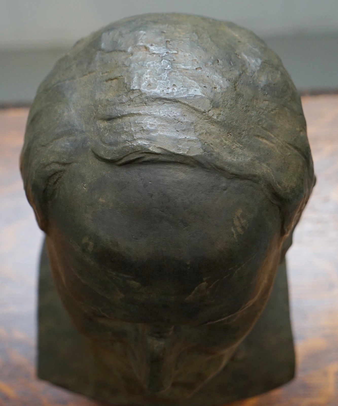 Rare 1840 Large Bronze Head Of Russian Priest Labelled James Bourlet & Sons Ltd photo Art