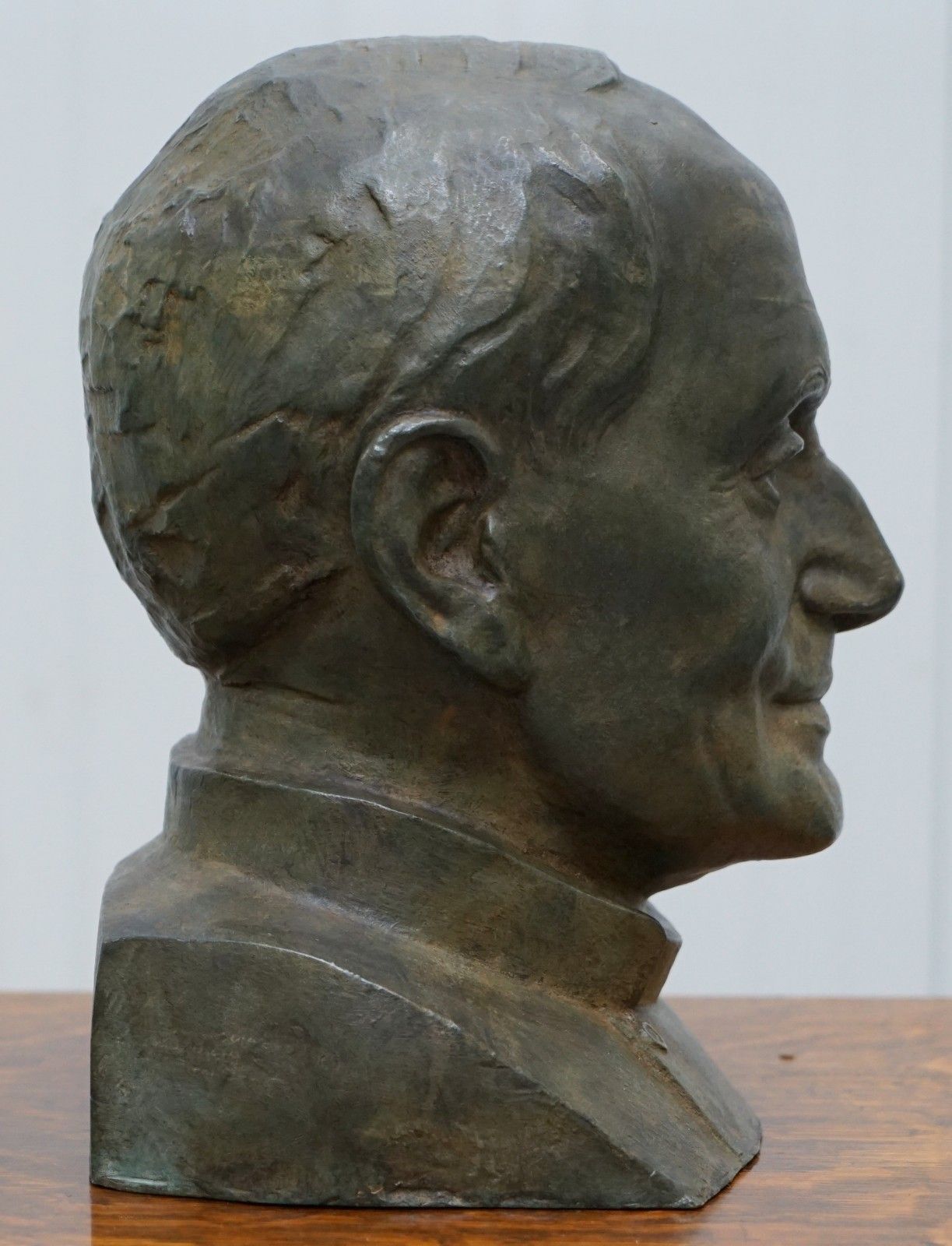 photo furniture Rare 1840 Large Bronze Head Of Russian Priest Labelled James Bourlet & Sons Ltd