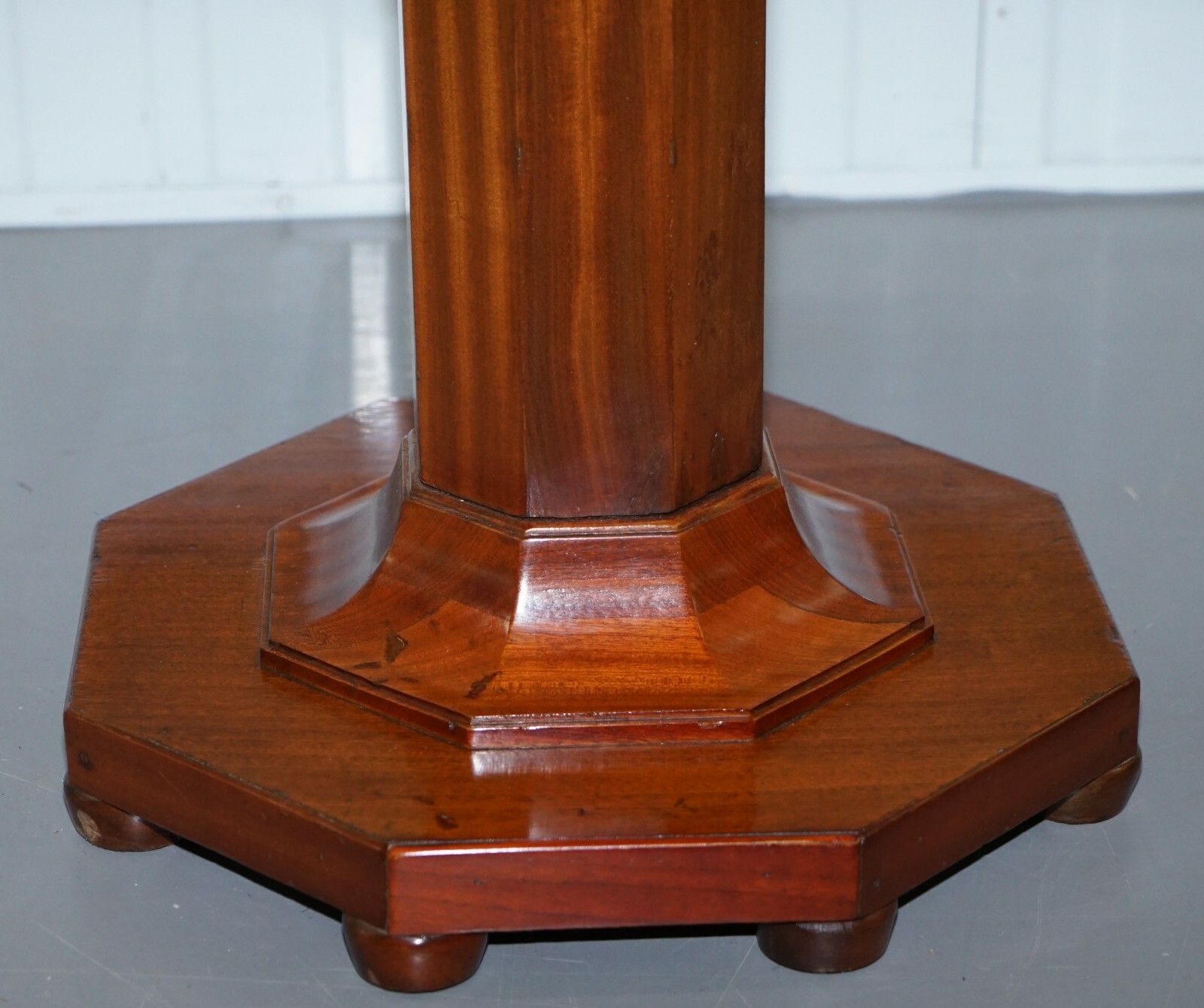 photo for sale Circa 1900 Fully Restored French Empire Mahogany Chess Table Marble Ormolu Mount