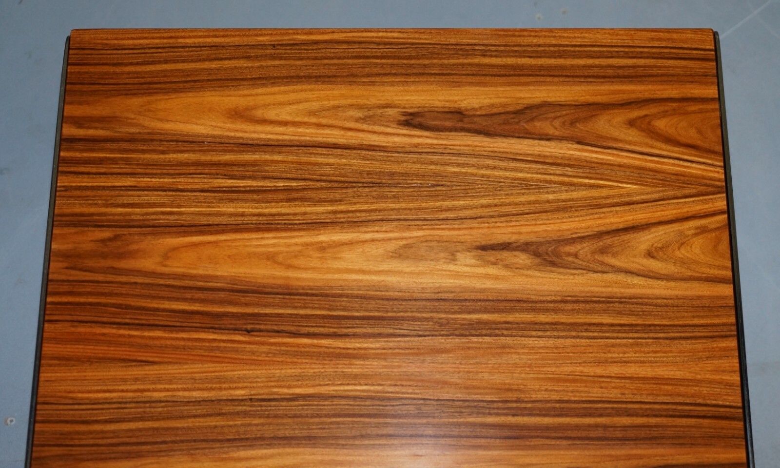Large Circa 1960's Merrow Associates Rosewood & Chrome Nest Of Tables Great Size photo vintage
