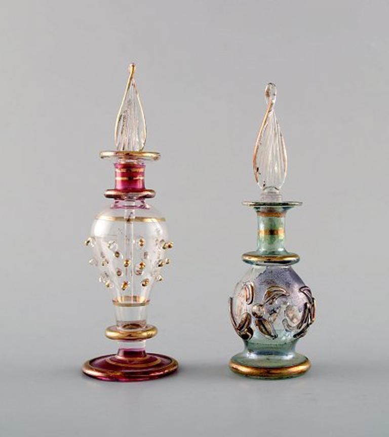 Large Collection Of Italian Flacons In Mouth Blown Art Glass, 1930s 1940s photo Home Decor