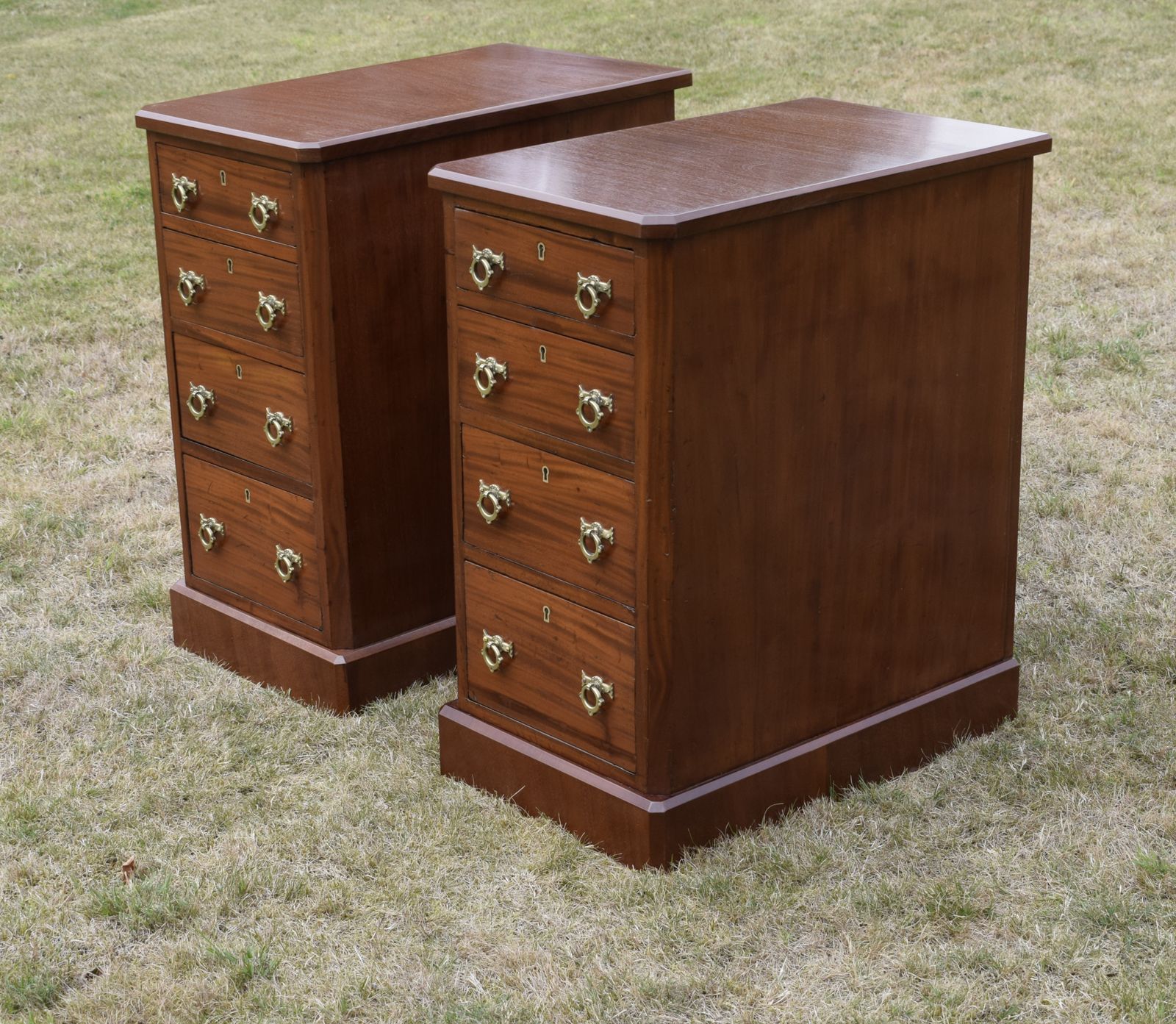 Pair Of Victorian Bedside Chests photo vintage