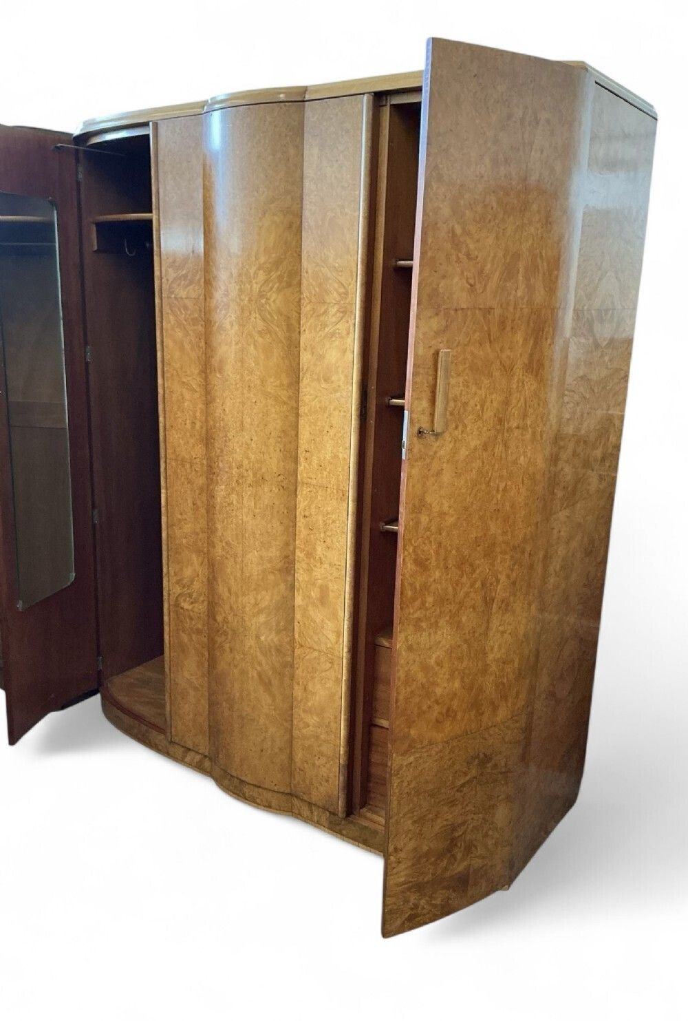 photo furniture Art Deco Triple Wardrobe, 1930s