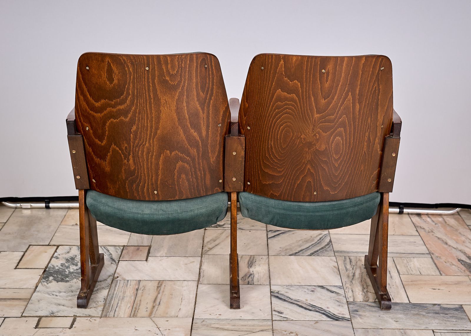 photo for sale Folding 2 Seater Cinema Armchairs Czechoslovakia 1970s