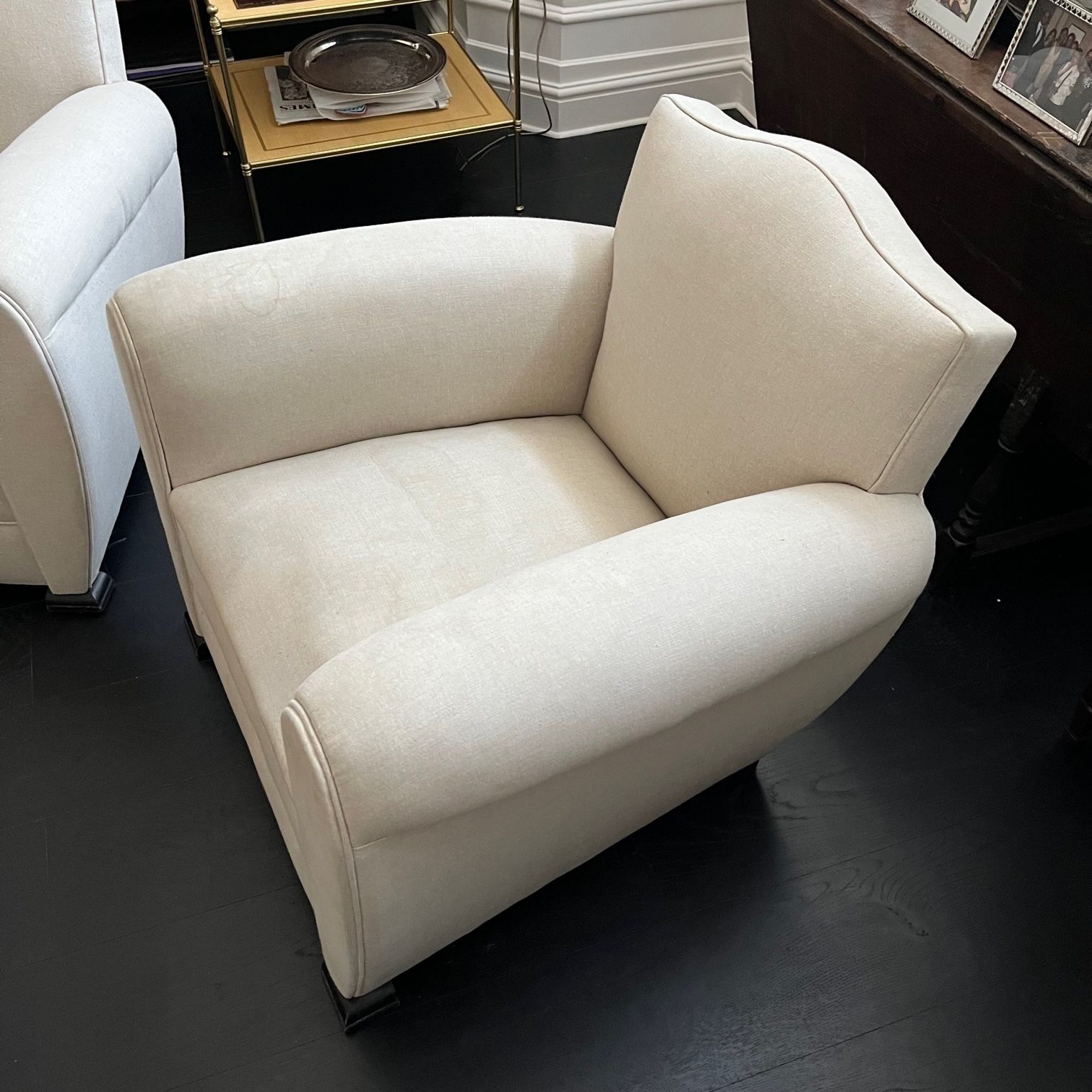 Pair Of Art Deco Club Chairs, Early 20th Century photo 1500.0