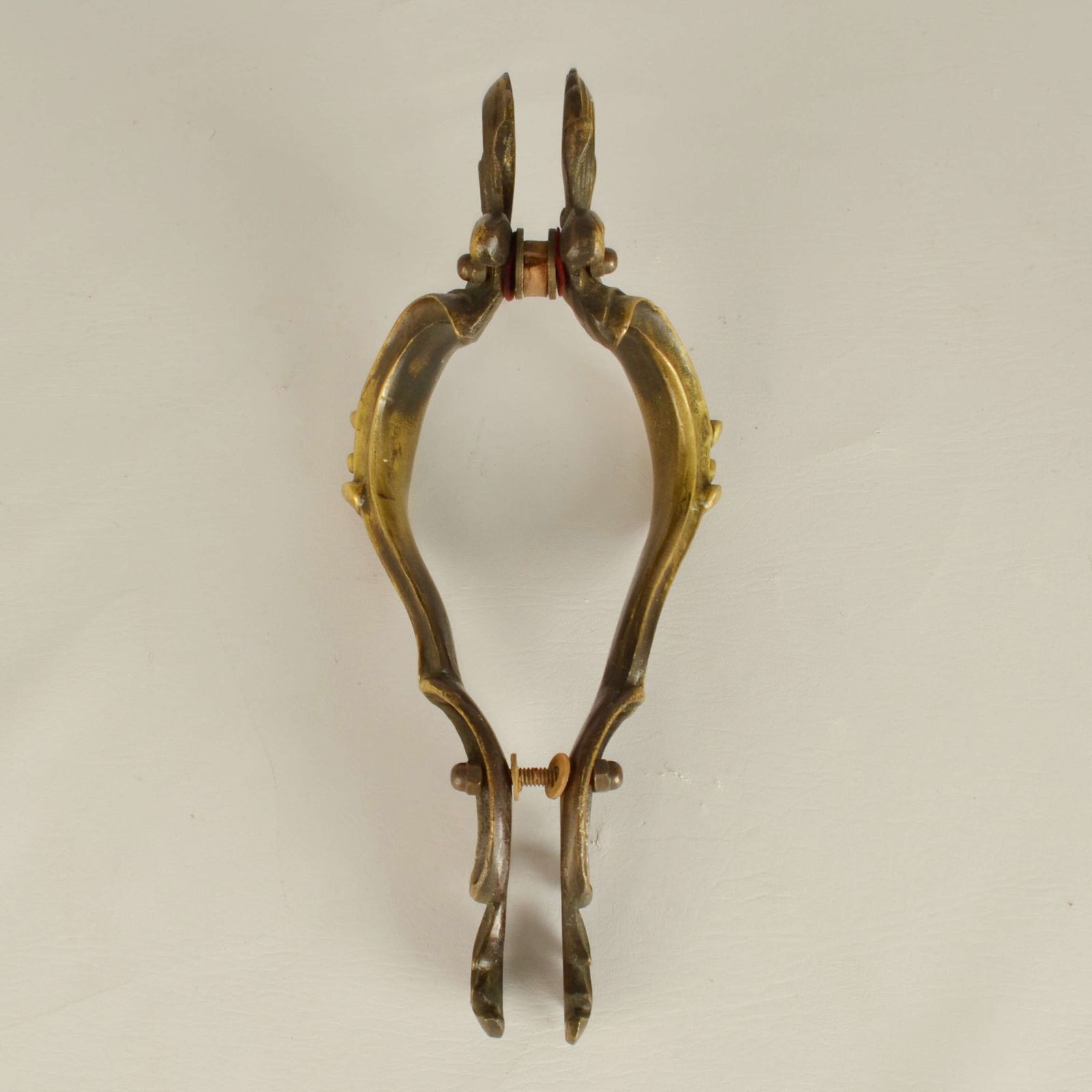 photo furniture Double Pair Of Italian Baroque Push Pull Bronze Door Handles