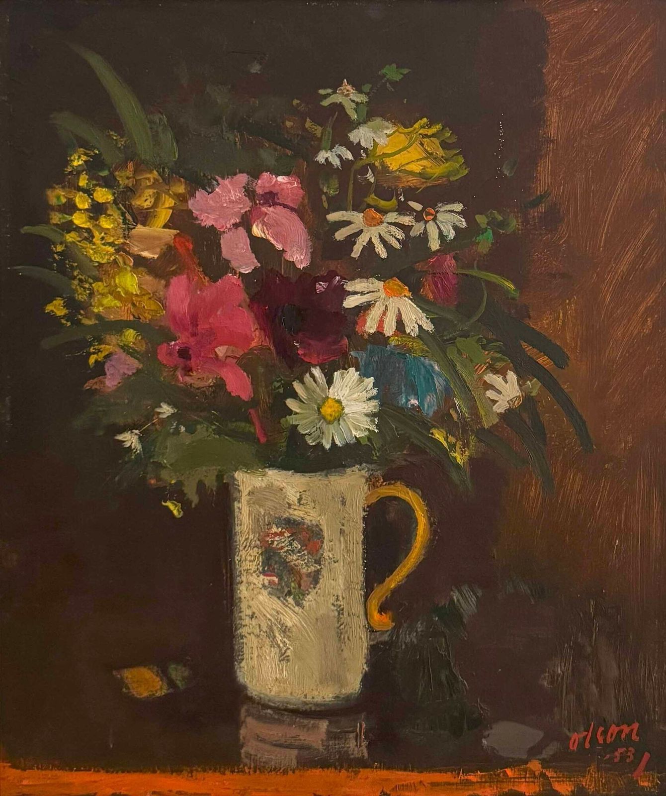 'Flowers From The Garden, 1953' By Ove Olson photo Art