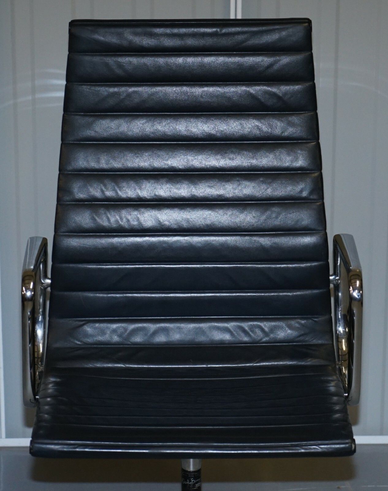 Rrp £34,000 1 Of 10 Vitra Eames Herman Miller Black Leather Swivel Office Chairs photo Furniture