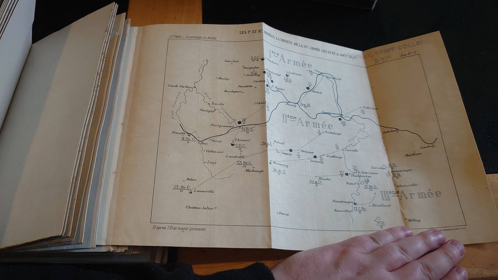 photo furniture La Strategie De Moltke En 1870 (Moltke's Strategy Of The Franco Prussian War)   Palat   Good To Very Good Condition   1907   In French