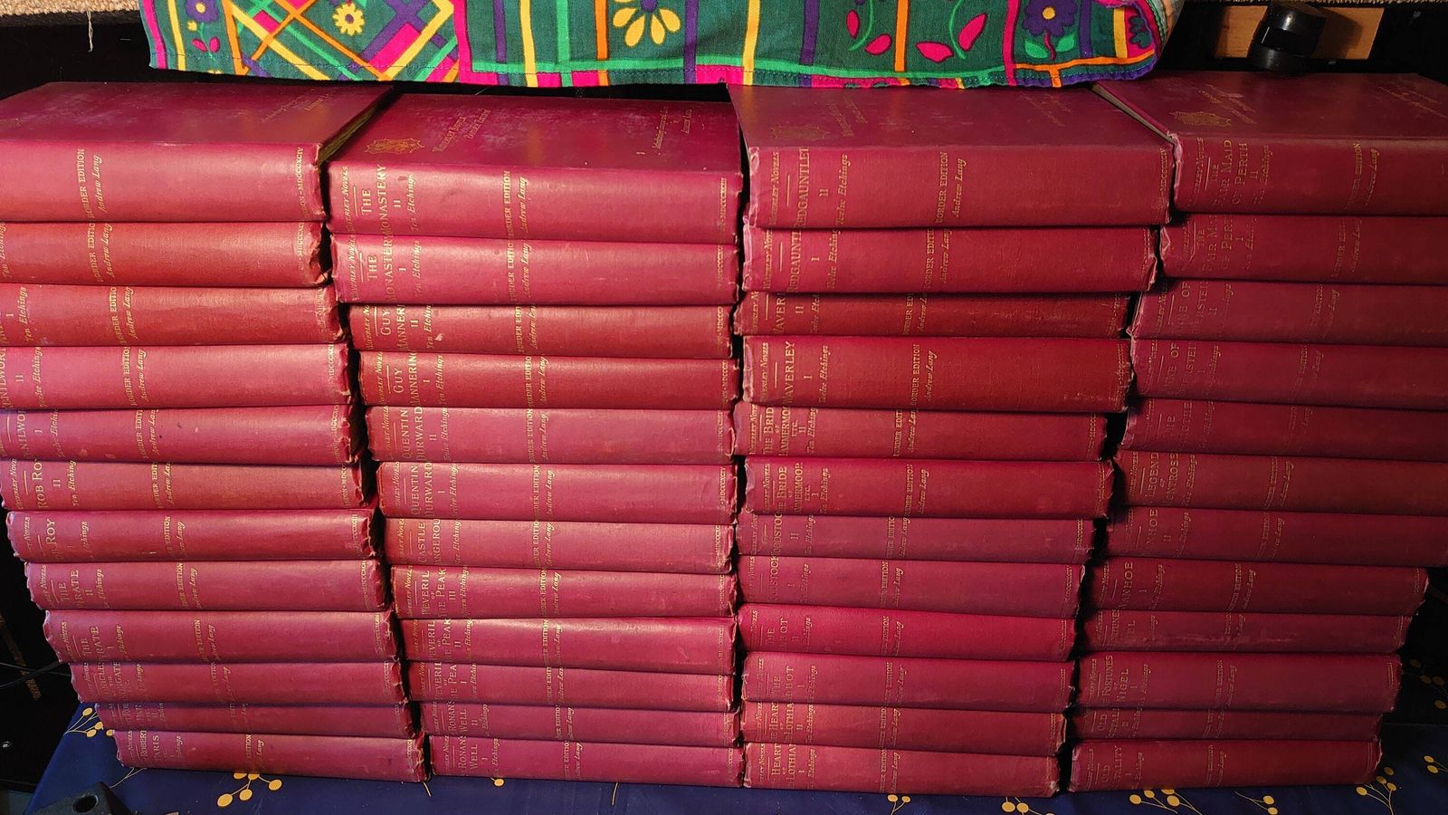Entire Waverley Works Of Sir Walter Scott   The Waverley Novels   Border Edition   All 48 Volumes   1892 3 photo for sale