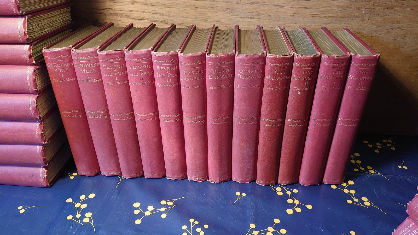 Entire Waverley Works Of Sir Walter Scott   The Waverley Novels   Border Edition   All 48 Volumes   1892 3 photo vinterior