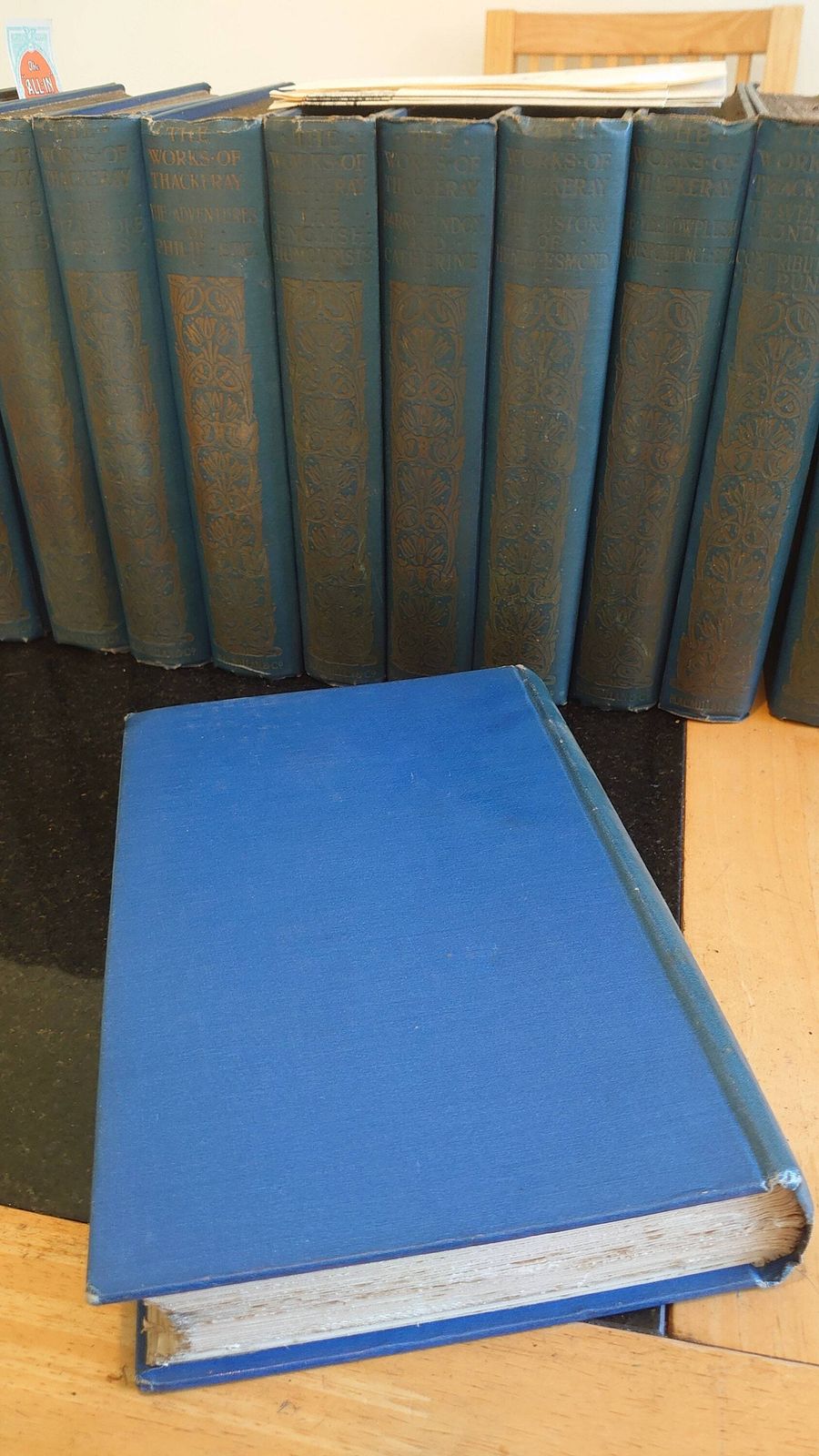 photo for sale The Works Of Thackeray   Fourteen Volumes   Acceptable To Good Condition   1911