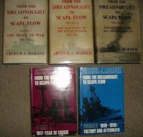 The Story Of Scapa Flow (In 5 Five Books), Arthur J. Marder, 1960s Editions, Acceptable To