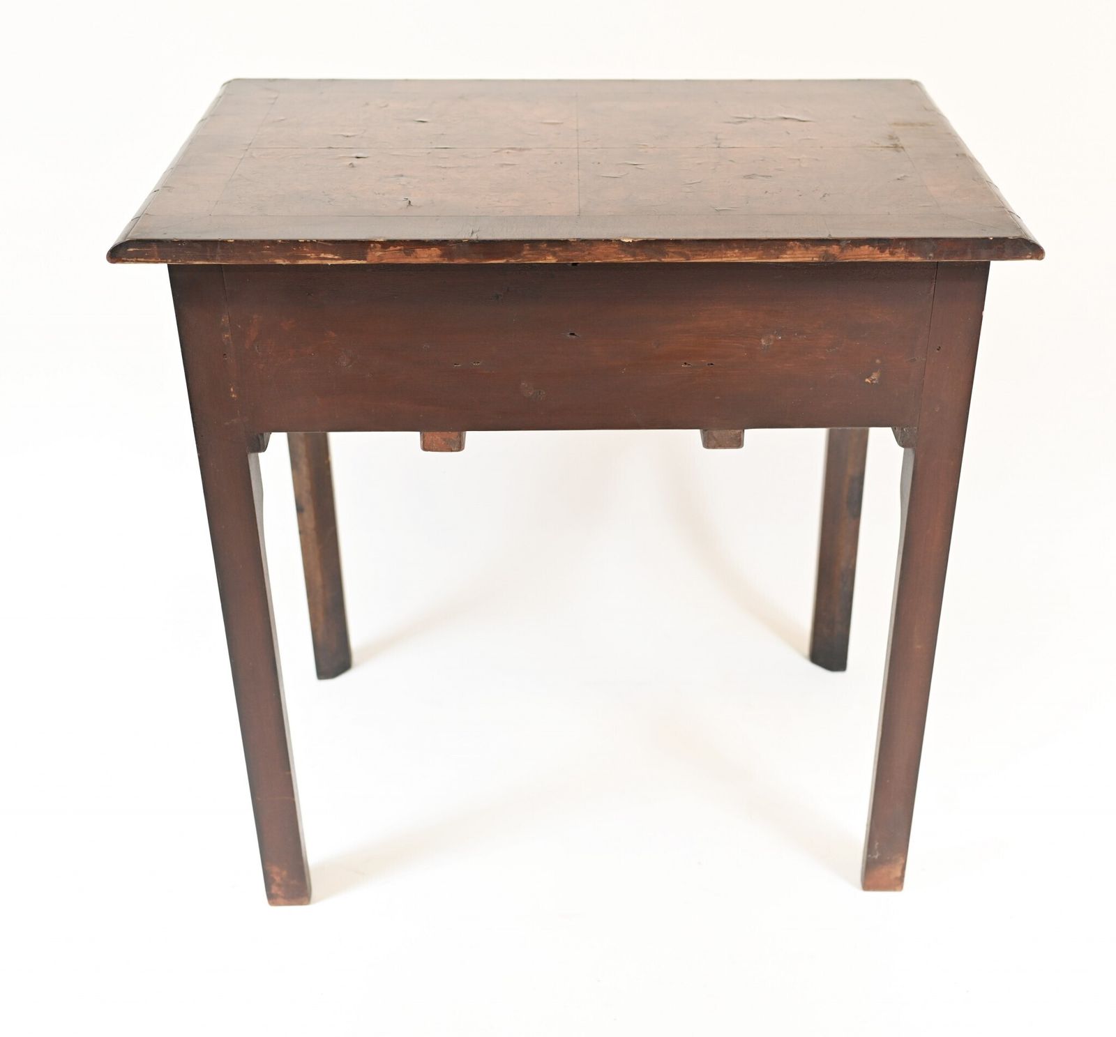 Queen Anne Low Boy Elm Wood Table 1820 photo Furniture